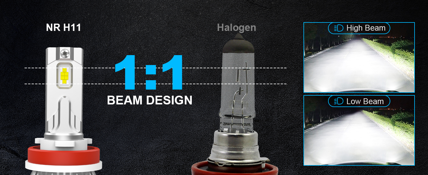 1:1 mini design as halogen