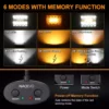 Strobe 4 Inch 120W LED Light Pods With 6 Modes - NAOEVO