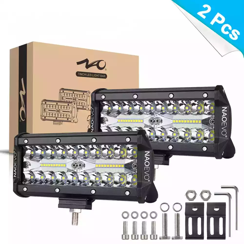 thumbnail image 2 of 2 Pack Colight 8-Inch 60W LED Light Bars - Spot Beam, 12V/24V, IP67 Off-Road 2 of 3