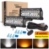 Strobe 7 Inch 240W LED Light Pods With 6 Modes - NAOEVO