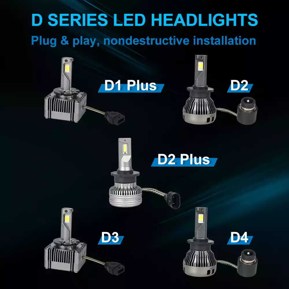 D1 Plus LED Headlights D1S D1R D3S D3R 40W 4000LM