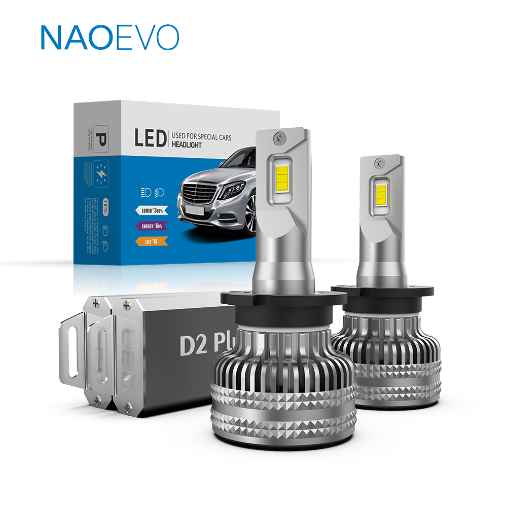 D2 Plus 50W 6000LM LED Car Lights D2S D2R D4S D4R