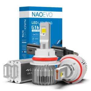 NAOEVO GT6 9004 45W 5000LM Bombilla LED para Faros