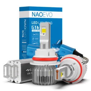 NAOEVO GT6 9007 45W 5000LM Bombilla LED para Faros