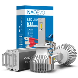 NAOEVO GT6 H1 45W 5000LM Bombilla LED para faros delanteros