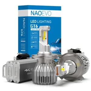 NAOEVO GT6 H4 45W 5000LM Bombilla LED para faros delanteros