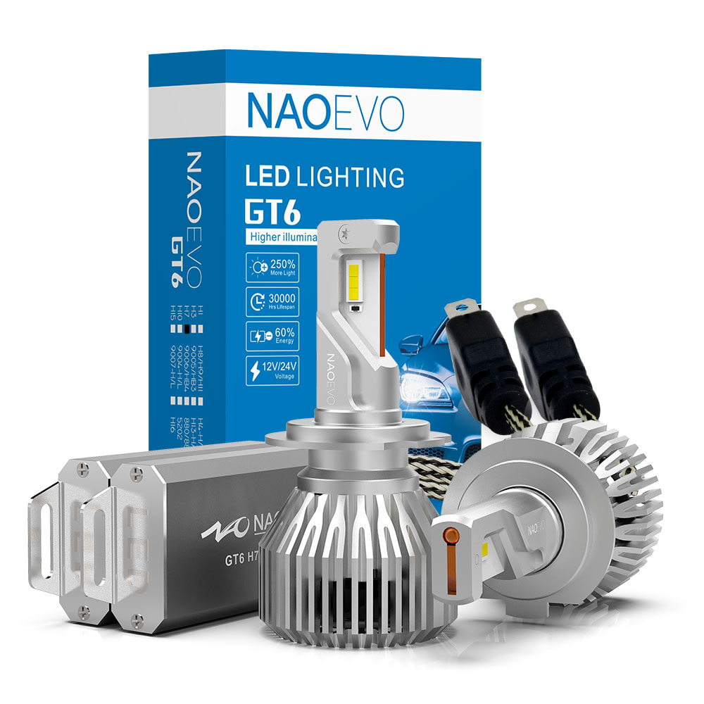 45W LED Headlight Bulb NAOEVO GT6 - NAOEVO