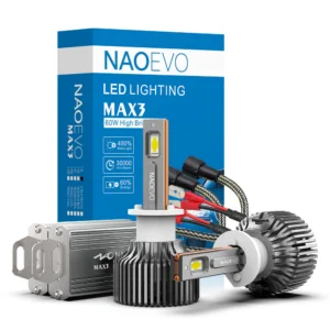 NAOEVO MAX3 H1 60W 6500LM Bombilla LED para Faros