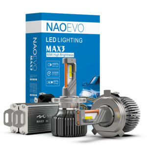 NAOEVO MAX3 H4 60W 6500LM LED Headlight Bulb