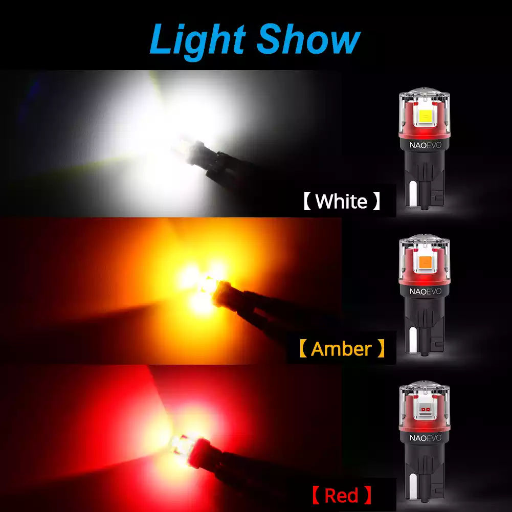 T10 W5W 194 LED Car Signal Lights CANBUS - NAOEVO N5 Series - NAOEVO