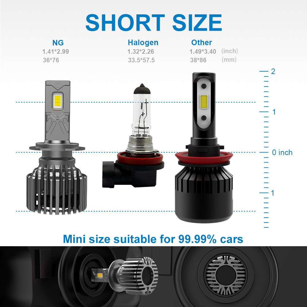 Ampoule Bi-LED H4 Easy2 - 9-32Vdc - 5000K - 2500lms - XENLED