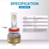 NAOEVO NT H11 40W 4800LM LED Headlight Bulb Detail