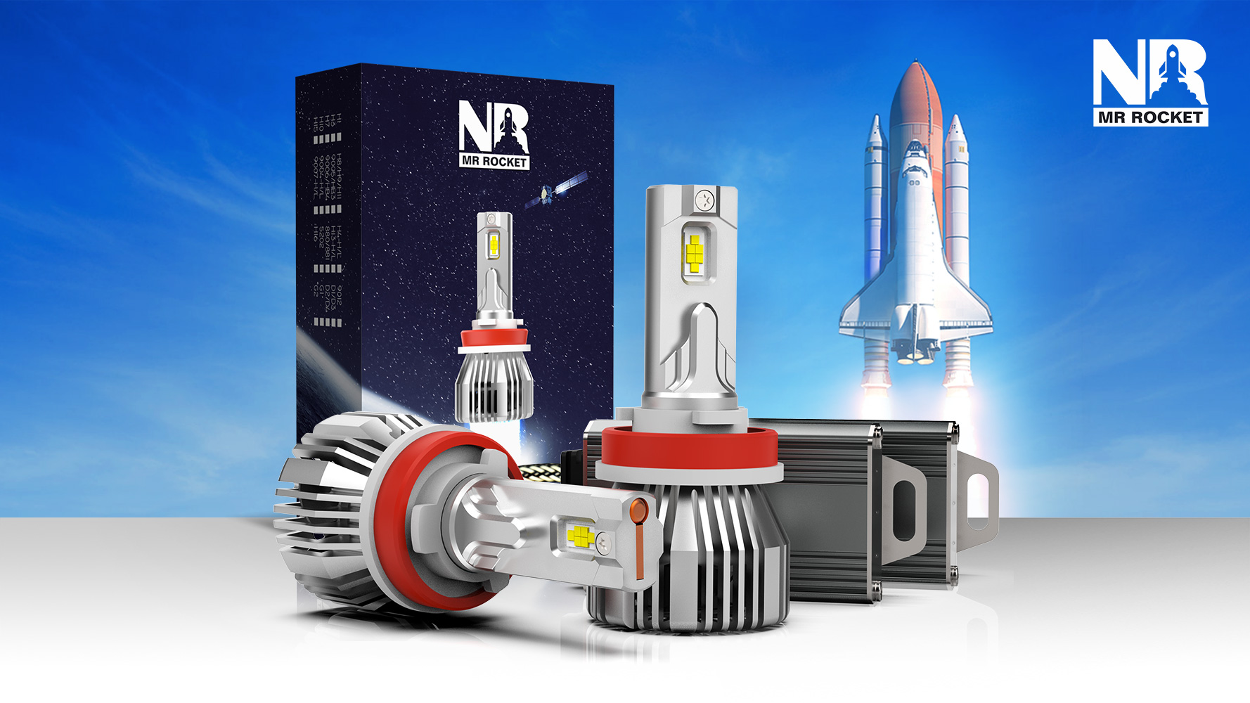 NR H7 12V 55W LED headlight bulb