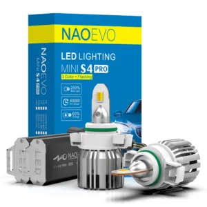 5202-NAOEVO S4PRO 3 Colors 30W 3600LM LED Headlight Bulb