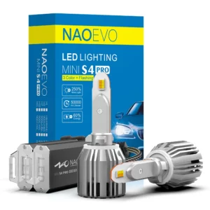 880/881-NAOEVO S4PRO 3 Colors 30W 3600LM LED Headlight Bulb