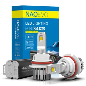 NAOEVO S4PRO 9004-3 colors 30W 3600LM LED headlight bulb