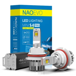 NAOEVO S4PRO 9007-3 colors 30W 3600LM LED headlight bulb