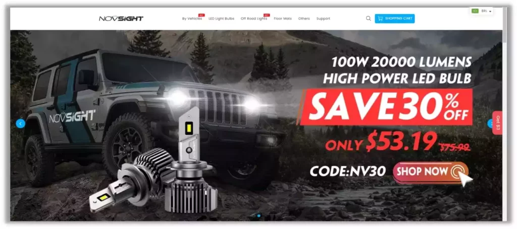 Best LED headlight brand - Novsight