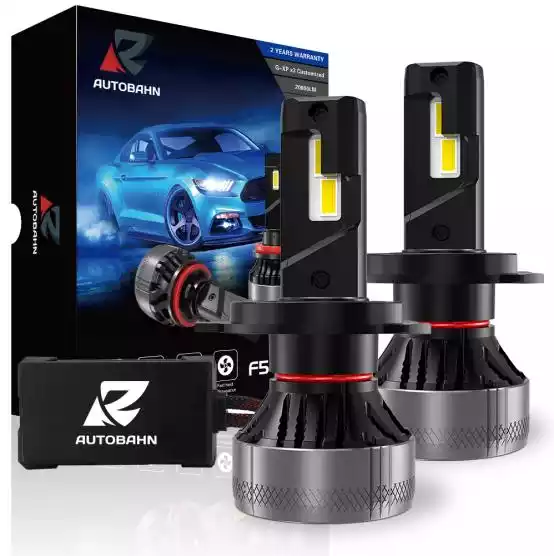 Well-known H4 LED headlight brand in India - Autobahn F5 LED bulb