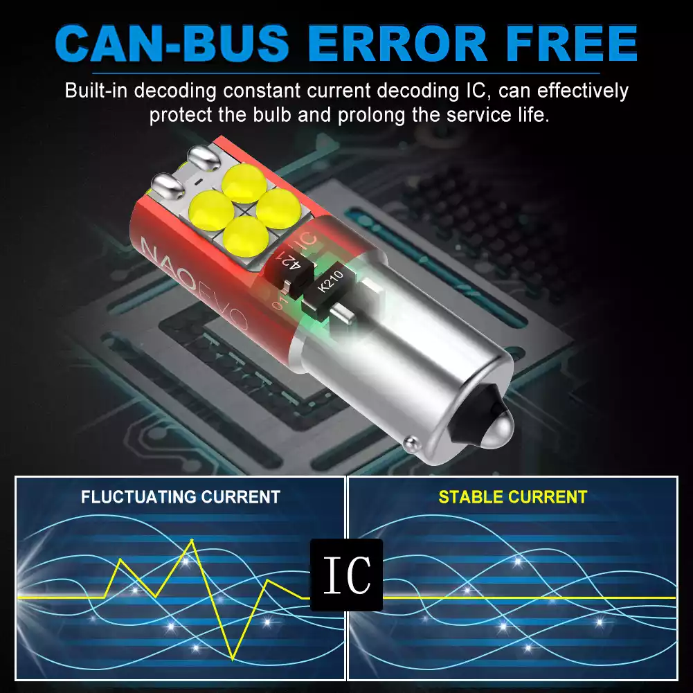 WARM WHITE BA9S ERROR FREE CANBUS T4W 233 989 LED SIDE LIGHT