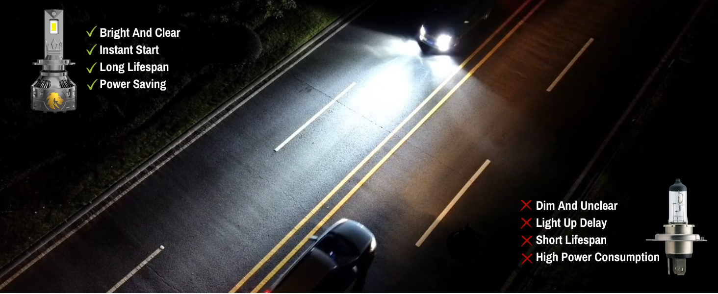 lighting effect of P1 LED bulb