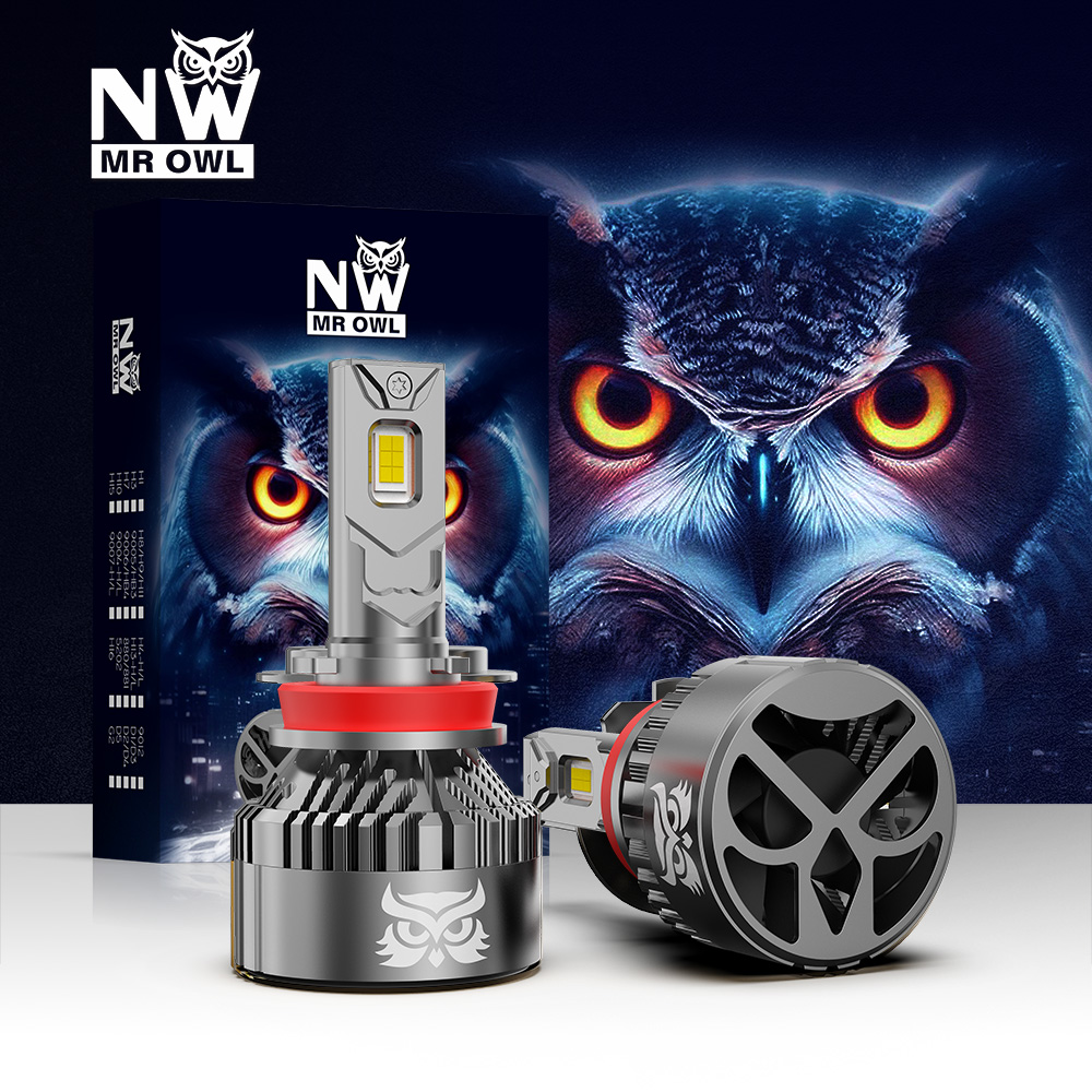 NAOEVO NW Led Headlight BUlb Owl Design