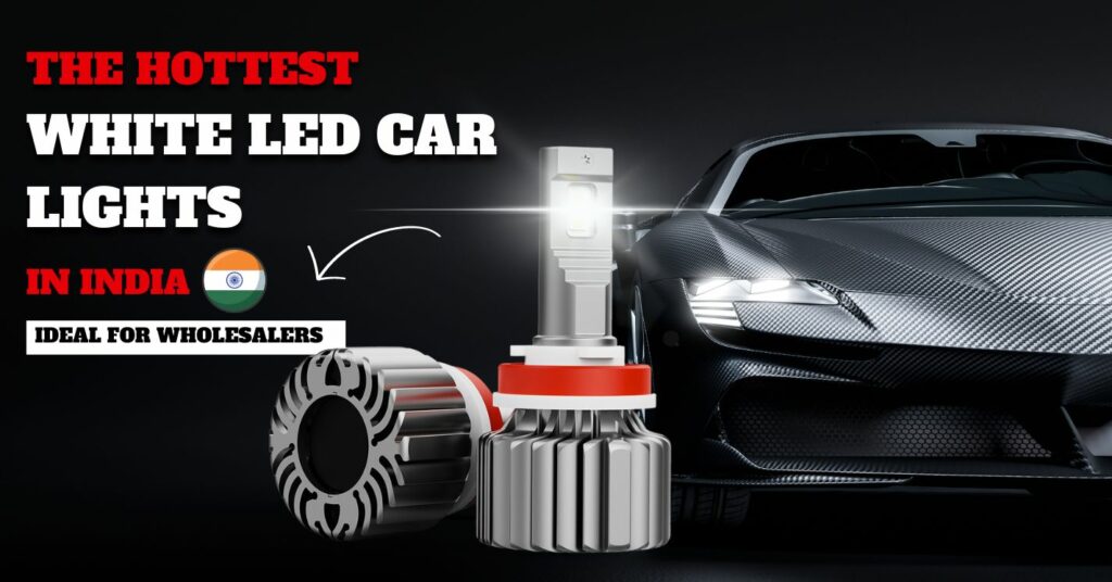 White LED bulb for car