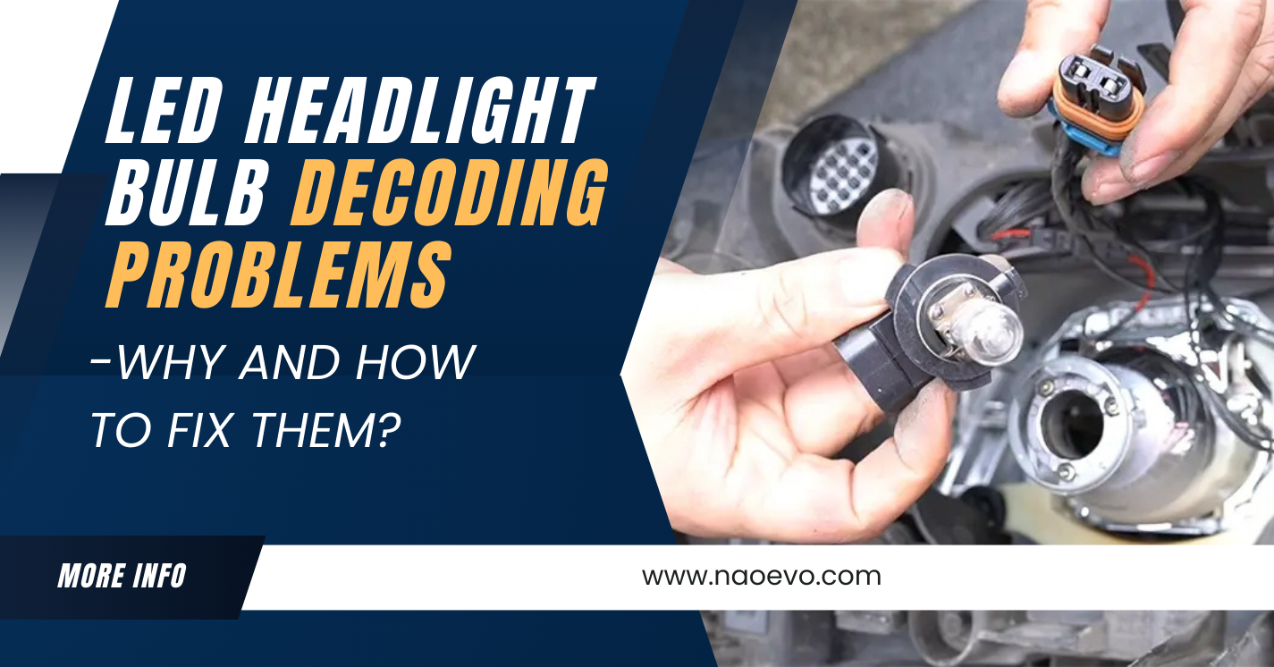LED headlight bulb decoding problem banner
