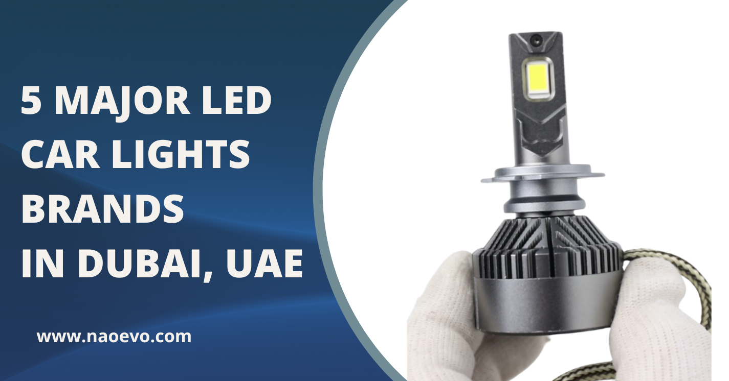 5 Major LED Car Lights Brands in Dubai, UAE banner