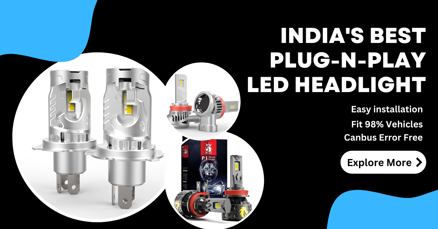 India's Best Plug-n-Play LED Headlight | Effortless Installation banner