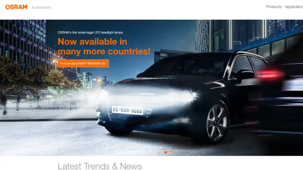 oSRAM automotive lighting