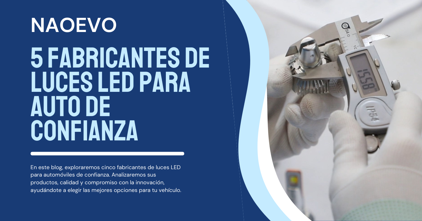5 F abricantes de luces LED para auto de confianza banner