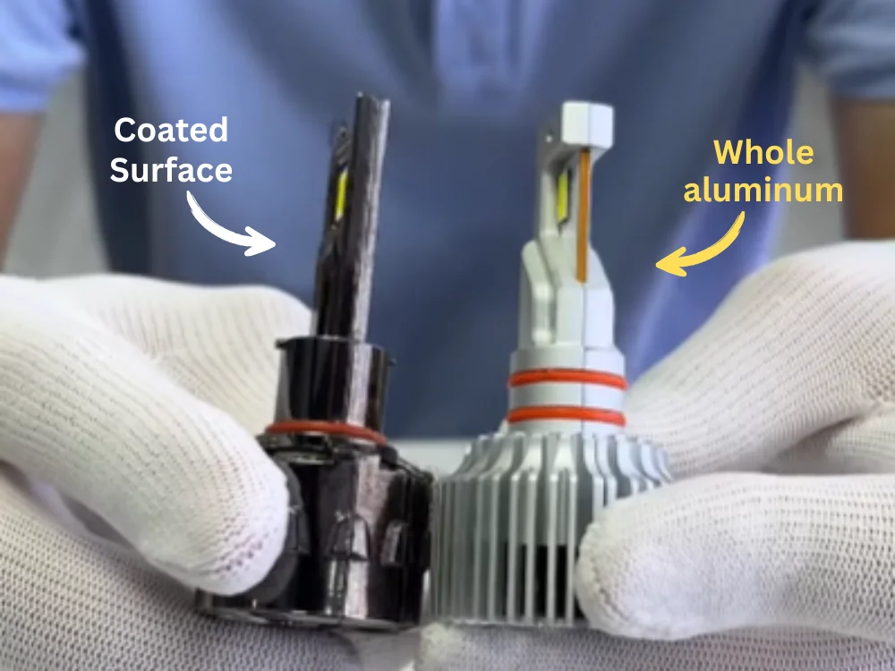 Coated Surface vs whole aluminum