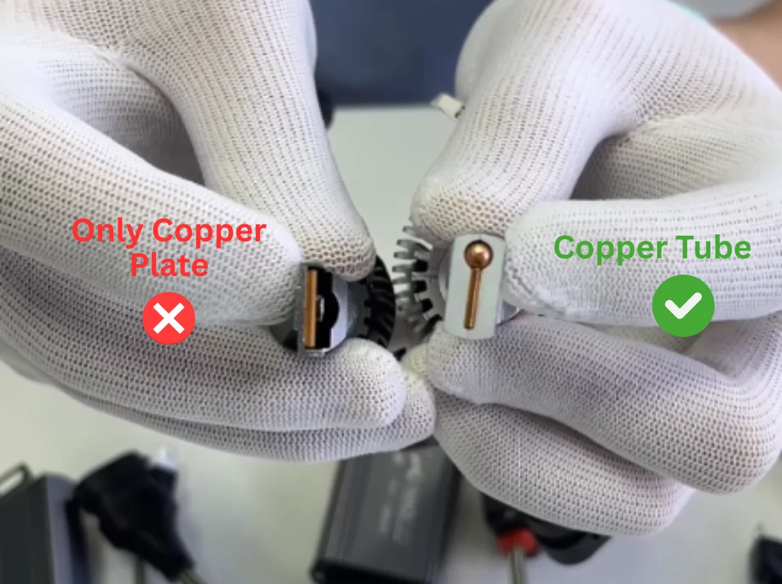 copper tube vs copper plate cooling