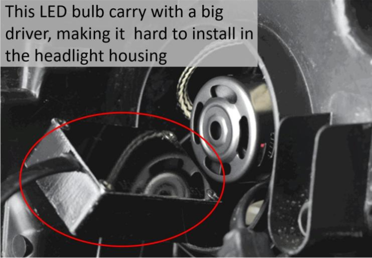 LED headlight bulb installation2