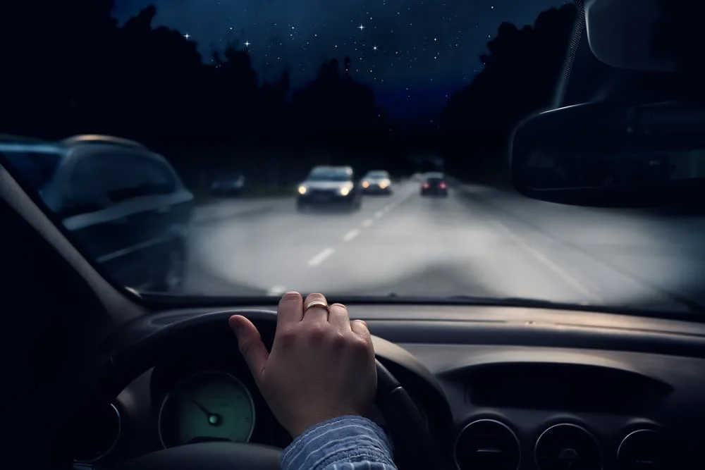 poor visibility at night