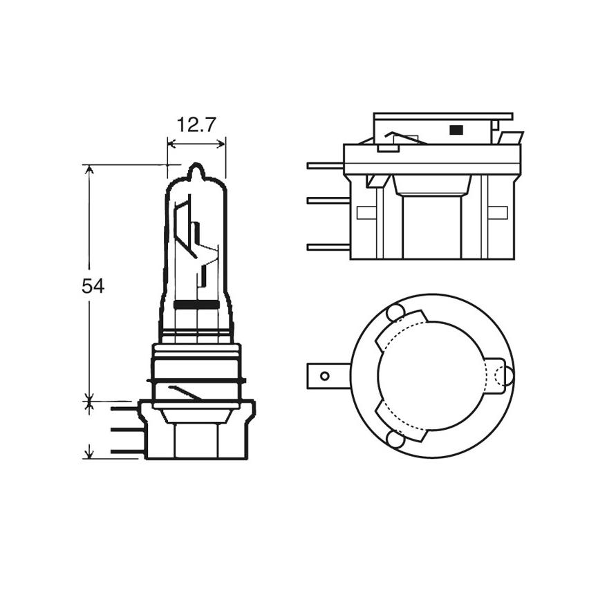 H15 bulb dimension