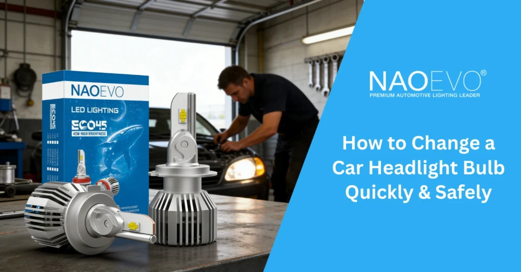 How to Change a Car Headlight Bulb Quickly & Safely banner